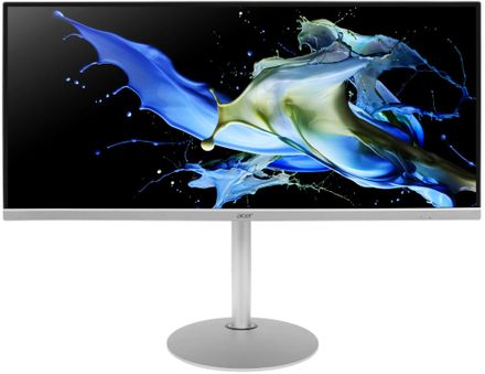 34" Монитор Acer CB342CKsmiiphzx,  3440x1440,  IPS,  75Гц,  2хHDMI,  1хDP,  черный и серебристый [um.cb2ee.001]
