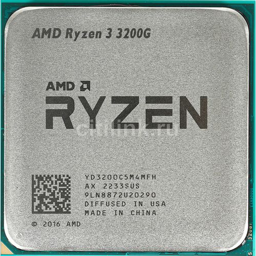 Процессор AMD Ryzen 3 3200G, 3.6ГГц, 4 ядра, AM4, OEM [yd3200c5m4mfh]
