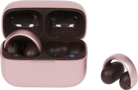 Наушники ANKER Soundcore AeroClip, Bluetooth, вкладыши, розовый [a3388g51]