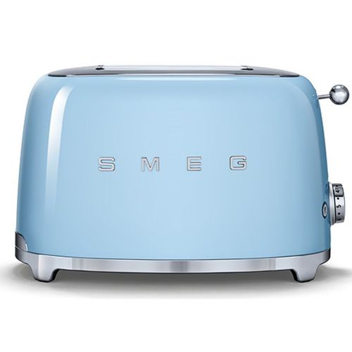 Тостер SMEG TSF01PBEU, голубой пастельный