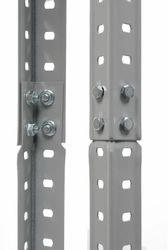 Стеллаж BRABIX MS KD 180/30-4 металл, серый