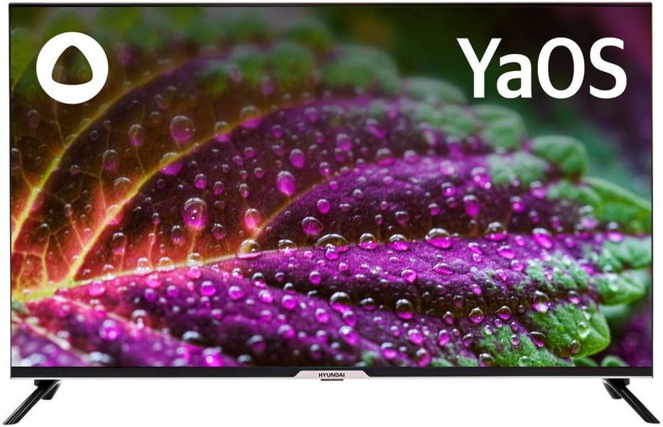 43" Телевизор Hyundai H-LED43BU7003, 4K Ultra HD, черный, СМАРТ ТВ, YaOS