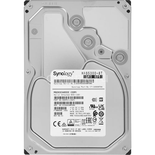 Жесткий диск SYNOLOGY HAS5300 8ТБ SAS, 7200об/мин, Hot Swap, 3.5" [has5300-8t]