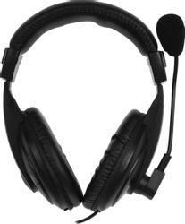 Гарнитура Oklick HS-M137V, проводные, черный