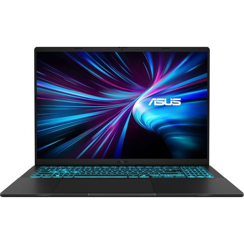 Ноутбук игровой ASUS V16 V3607VM-TK220, 16", IPS, Intel Core 5 210H 2.2ГГц, 8-ядерный, 16ГБ DDR5, 512ГБ SSD, NVIDIA GeForce RTX 5060 для ноутбуков - 8 ГБ, без операционной системы, черный [90nb16k1-m00hk0]