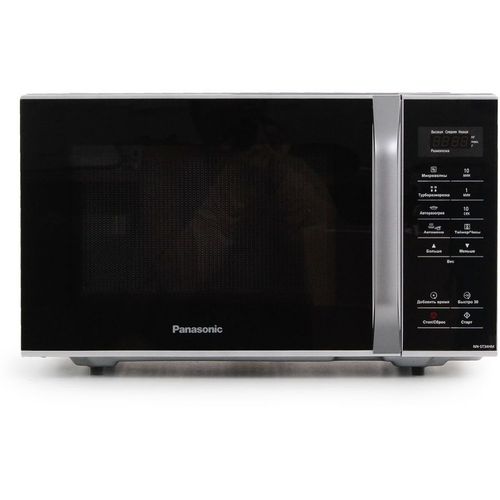 Микроволновая печь Panasonic NN-ST34HMZPE, 800Вт, 25л, черный/серебристый — цена и наличие Микроволновая печь Panasonic NN-ST34HMZPE, 800Вт, 25л, черный/серебристый