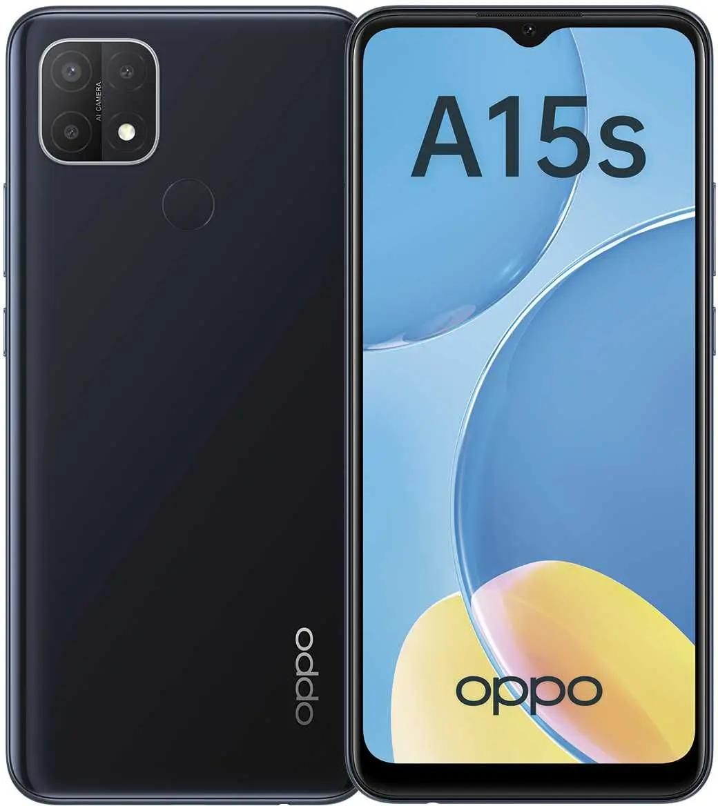 Смартфон OPPO A15S 64Gb, черный – купить в Ситилинк | 1472260