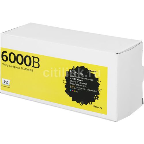 Картридж T2 TC-X6000B, 106R01634, черный / TC-X6000