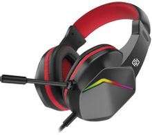 Гарнитура игровая Oklick HS-L335G,  проводные USB/3,5 мм, черный