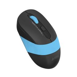 Мышь беспроводная A4TECH Fstyler FG10S, USB, черный и синий