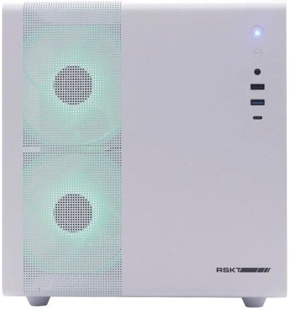 Компьютер RASKAT Strike 520 211458 AMD Ryzen 5 7500F,  DDR5 32ГБ, 1ТБ SSD, NVIDIA GeForce RTX 5060 - 8 ГБ,  без операционной системы,  белый [strike520211458]