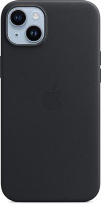 Чехол (клип-кейс) Apple Leather Case with MagSafe A2907, для Apple iPhone 14 Plus, черный [mpp93zm/a]