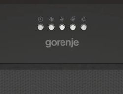 Встраиваемая вытяжка Gorenje BHI626E6B, управление кнопочное, черный
