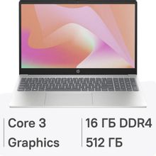 Изображение товара Ноутбук HP 15-fd1015ci с IPS экраном и Intel Core 3