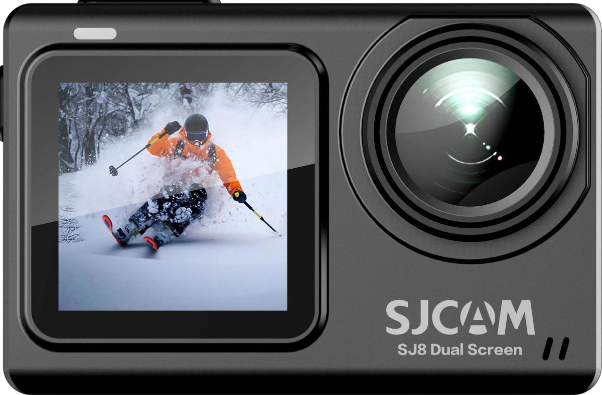 Экшн-камера SJCAM SJ8-DUALSCREEN 4K, WiFi, черный [sjcam-sj8-dualscreen] –  купить в Ситилинк | 1869417