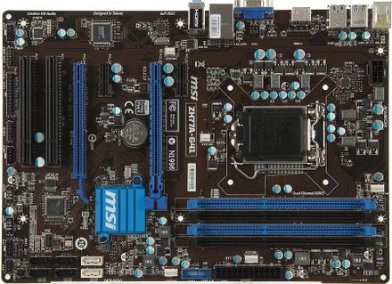Материнская плата MSI ZH77A-G41, LGA 1155, Intel H77, ATX, Ret