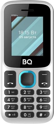 Сотовый телефон BQ 1848 Step+,  белый/синий