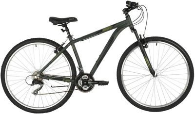 Велосипед FOXX Atlantic (2021), горный (взрослый), рама 22", колеса 29", зеленый, 15кг [29ahv.atlan.22gn1]