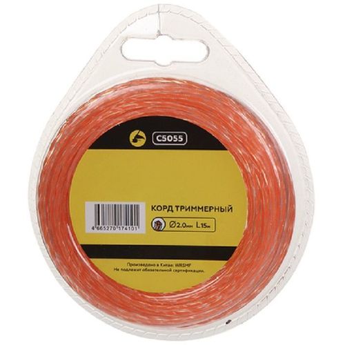 Леска для садовых триммеров CHAMPION C5055, 2мм, 15м