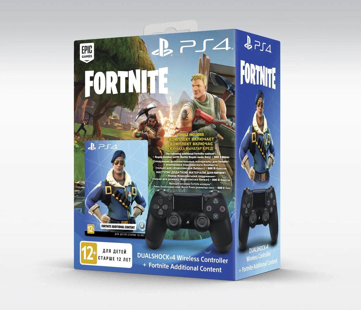 Характеристики Геймпад беспроводной Sony Dualshock 4 (CUH-ZCT2E) + Ваучер  Fortnite для PlayStation 4 черный [ps719757016] (1100604) смотреть в  СИТИЛИНК