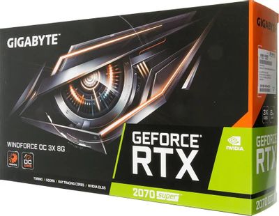 Gigabyte NVIDIA GeForce RTX 2070SUPER GV N207SWF3OC 8GD OC 3X 8 GDDR6 OC Ret 1174210