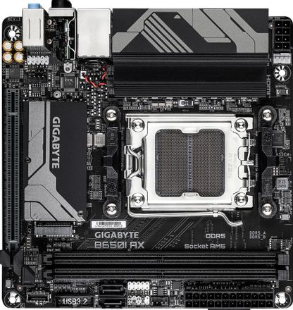 Материнская плата Gigabyte B650I AX, Socket AM5, AMD B650, mini-ITX, Ret