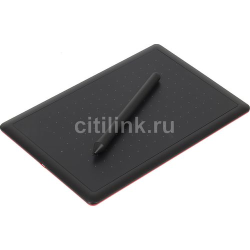 Графический планшет Wacom One by Small А6 черный/красный [ctl-472-n] WACOM