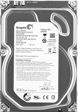 Жесткий диск Seagate ST2000VM002, 2ТБ, HDD, SATA II, 3.5"