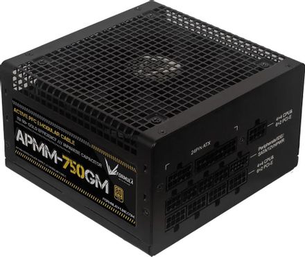 Блок питания Formula APMM-750GM Gen.5,  750Вт,  80 PLUS GOLD,  120мм, черный, retail
