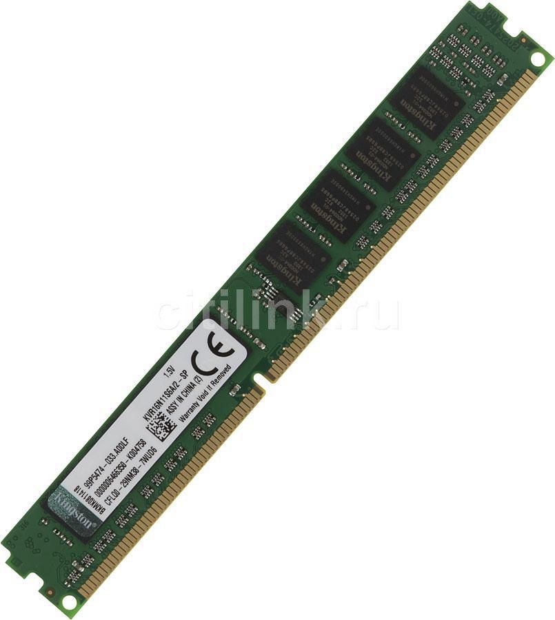 Характеристики Оперативная память Kingston KVR16N11S6A/2-SP DDR3 - 2ГБ ...