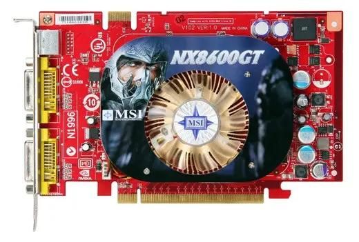Характеристики Видеокарта MSI NVIDIA GeForce 8600 GT 256МБ DDR3, OC, Ret  [912-v102-001] (78035) смотреть в СИТИЛИНК