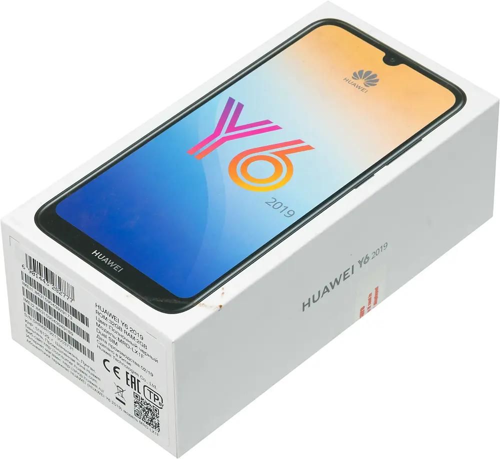 Смартфон Huawei Y6 (2019) 32Gb, черный – купить в Ситилинк | 1129839