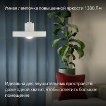 Умная лампа ЯНДЕКС YNDX-00553 E27 RGB 11Вт 1300lm (1шт)