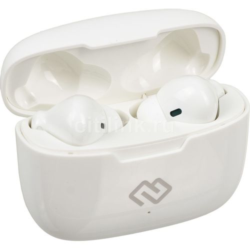 Наушники Digma TWS-19, Bluetooth, внутриканальные, белый [tws19w]