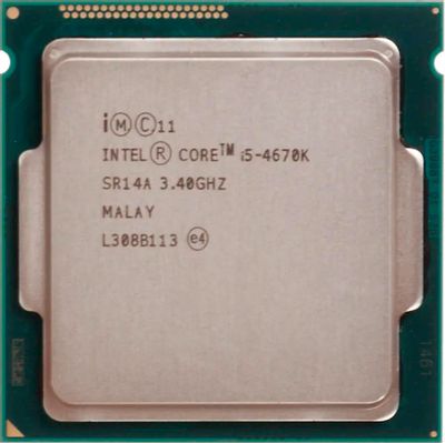 Процессор Intel Core i5 4670K, LGA 1150,  OEM [cm8064601464506s r14a]