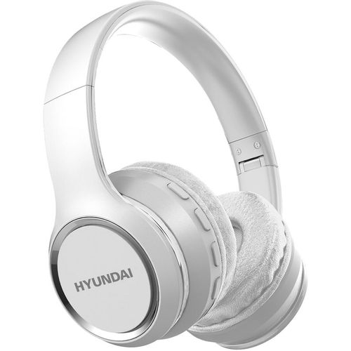 Наушники Hyundai H-HP103, Bluetooth, накладные, белый