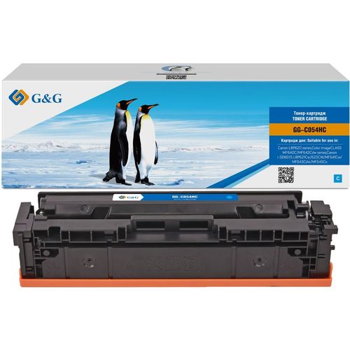 Картридж G&G GG-C054HC, голубой / GG-C054HC