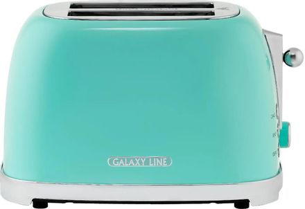 Тостер GALAXY LINE GL 2917,  бирюзовый [гл2917л]