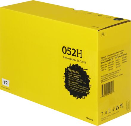 Картридж T2 TC-C052H, Cart 052H, черный / TC-C052H
