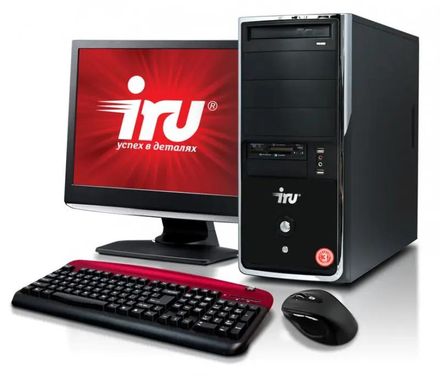 Компьютер iRU Home 521,  AMD Athlon II X3 425,  DDR2 2ГБ, 320ГБ,  ATI Radeon HD 4550 - 1 ГБ,  CR,  Windows 7 Home Basic,  черный