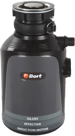 Измельчитель пищевых отходов Bort Alligator Plus 750Вт черный [93410761]