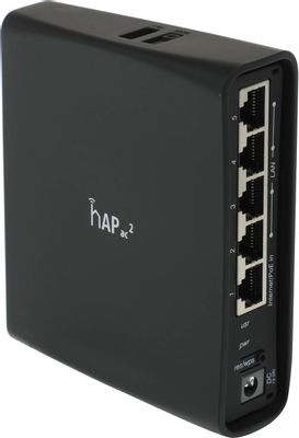 Wi-Fi роутер MIKROTIK hAP ac2 US, Wi-Fi 5, AC1200, 2.4/5ГГц, 5 LAN ...