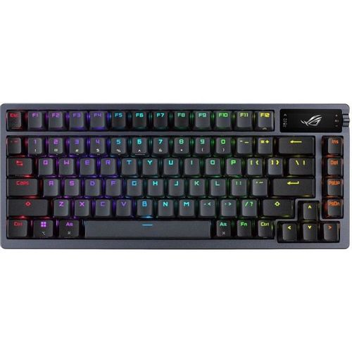 Клавиатура ASUS M701, беспроводная, USB, Bluetooth, механическая, темно-серый [90mp031a-bkra00]