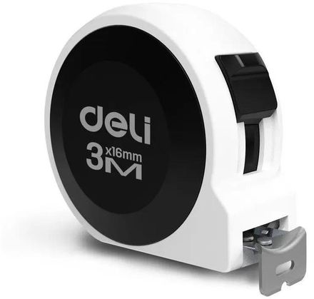 Рулетка строительная Deli H8003B, 3м x16мм