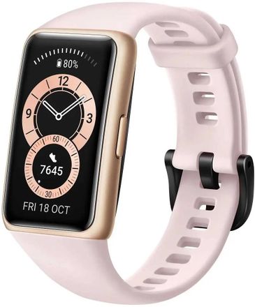 Фитнес-трекер Huawei Band 6 FRA-B19,  1.47",  золотистый / розовый [55026632]