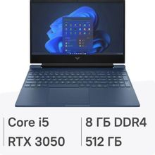 Изображение товара Игровой ноутбук HP Victus 15-fa0033dx 15.6 IPS Intel Core i5 RTX 3050 8ГБ SSD