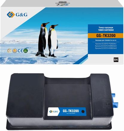 Картридж G&G GG-TK3200, TK-3200, черный / GG-TK3200