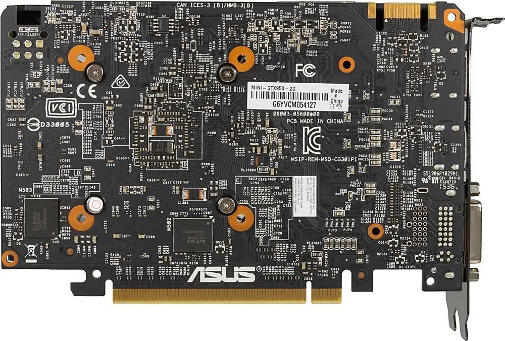 Asus gtx 950 mini top