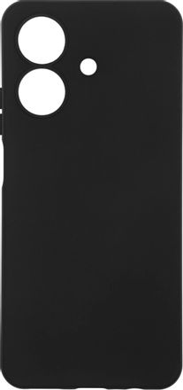 Чехол (клип-кейс) BORASCO Silicone Case, для Realme Note 60/60X, черный [74951]