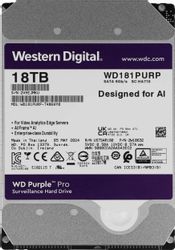 Изображение товара 18ТБ Жесткий диск WD Purple Pro WD181PURP, SATA III, 3.5", 7200об/мин Изображение товара 18ТБ Жесткий диск WD Purple Pro WD181PURP, SATA III, 3.5", 7200об/мин